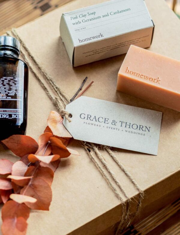 Natural Soap and Oil Box