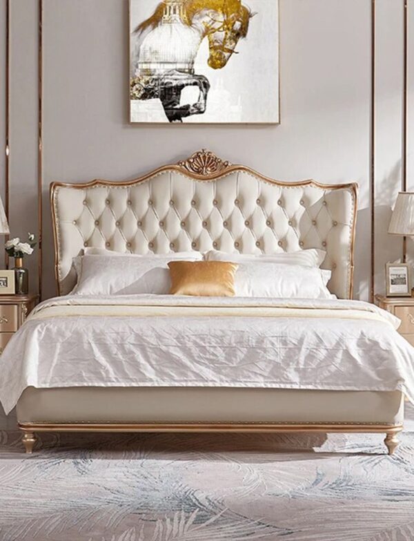 Custom Bed Set with Side Tables & Dressing Table