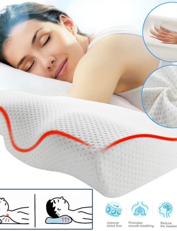Neck & Spine Support - Memory Foam Cervical Pillow